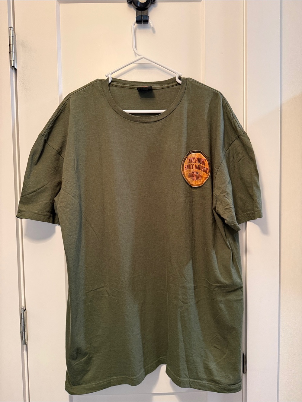 Harley-Davidson Men's Olive Green Short Sleeve Lynchburg, TN T-Shirt Size XL